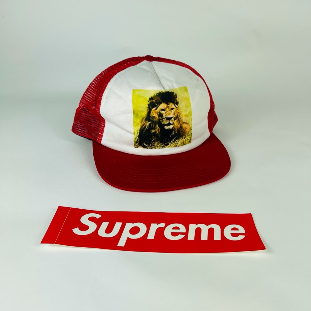 Supreme lion trucker cap